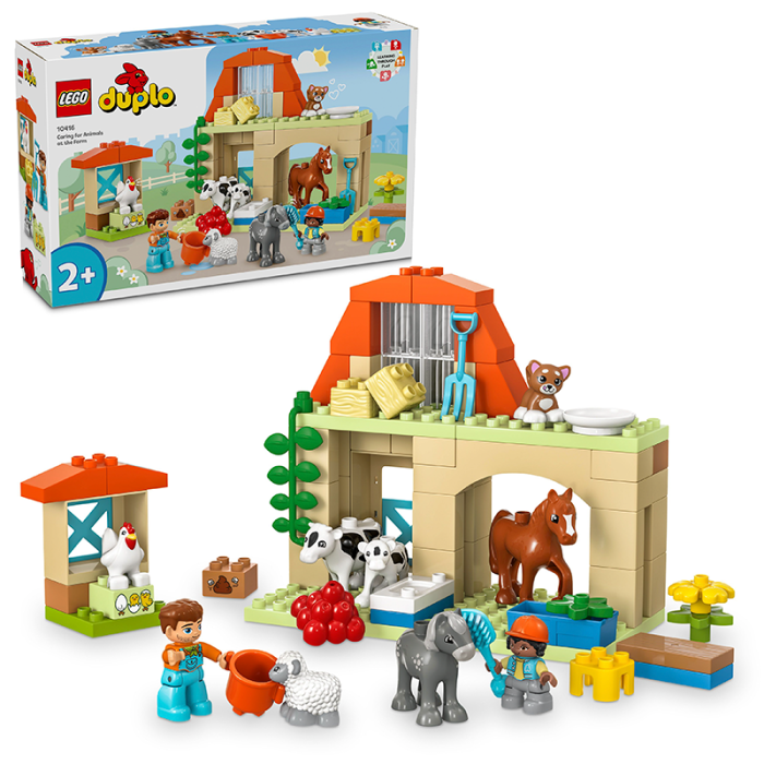 Lego Duplo cuidado de animales en la granja