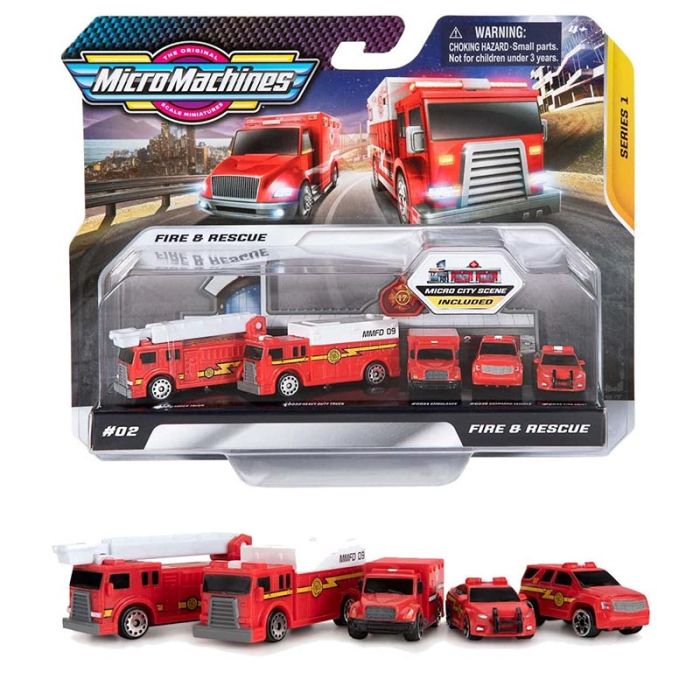 Comprar Micromachine pack 5 coches de Toy Partner. +4 Anos