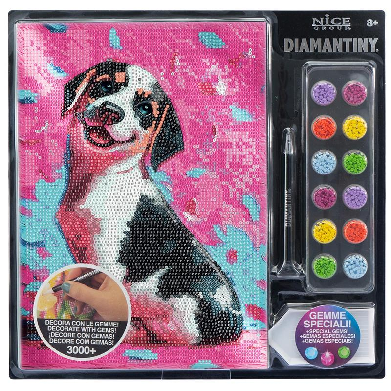 Diamantiny pintar con diamantes perros Beagle