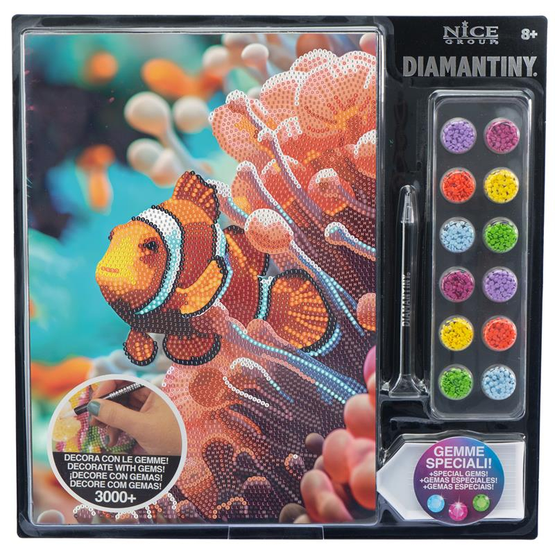 Diamantiny pintar con diamantes Pez Payaso