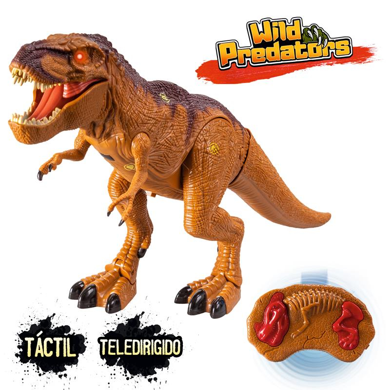 Dinosaurio T Rex Robot RC Táctil