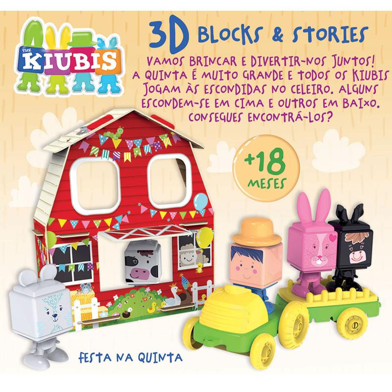 Educa Kiubis bloques fiesta en la granja - Main Image