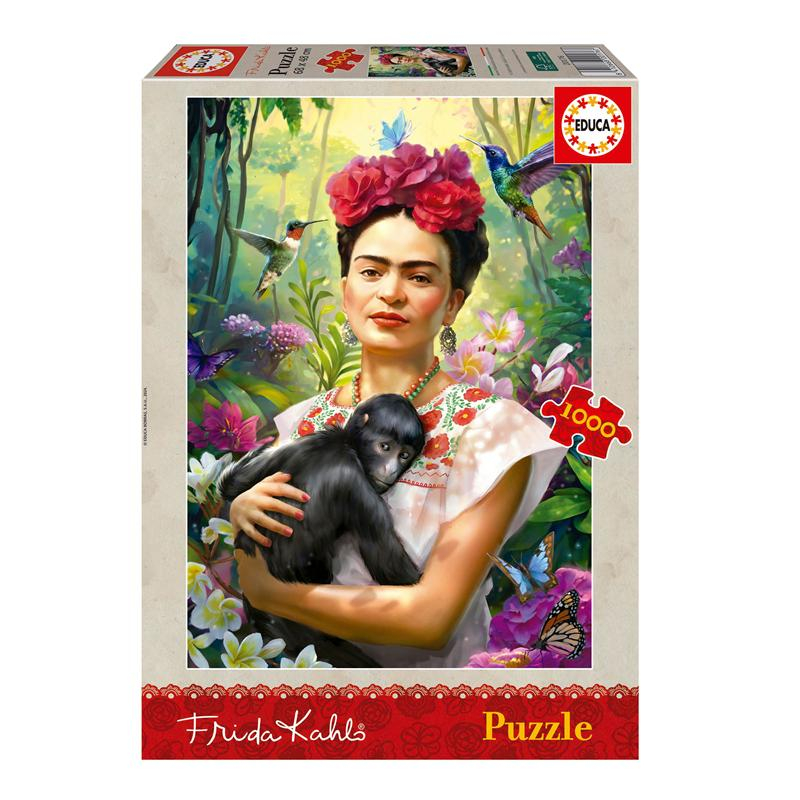 Educa puzzle 1000 Frida Khalo jardín de la vida