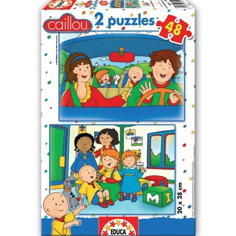 Educa puzzle 2x48 Caillou