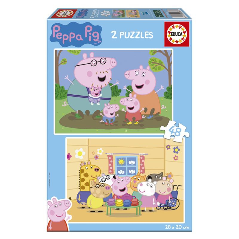 Educa puzzle 2x48 Peppa Pig