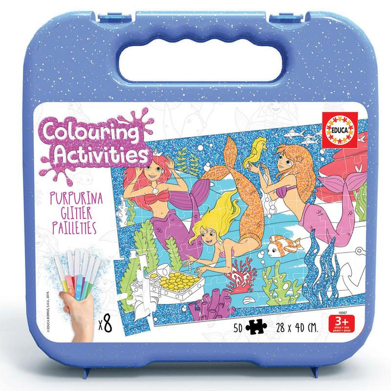 Educa puzzle 50 sirenas para colorear