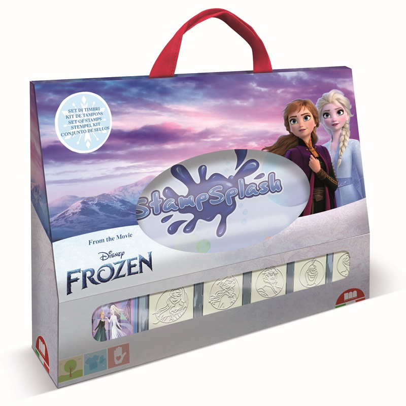 Frozen estojo de pintura Stamp&Splash