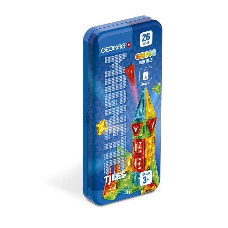Geomag magnetics mini tiles travel 26 piezas