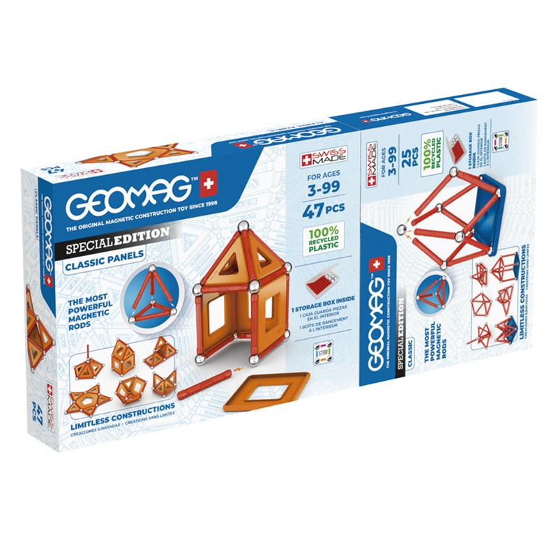 Geomag Pack especial 2 en 1 72 piezas