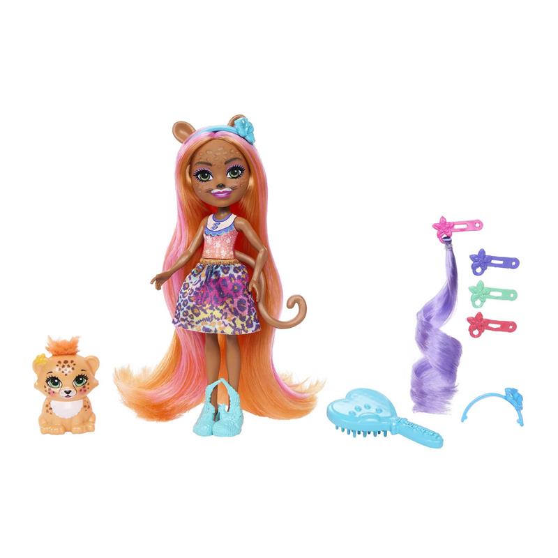 Enchantimals muñeca Glam Party guepardo