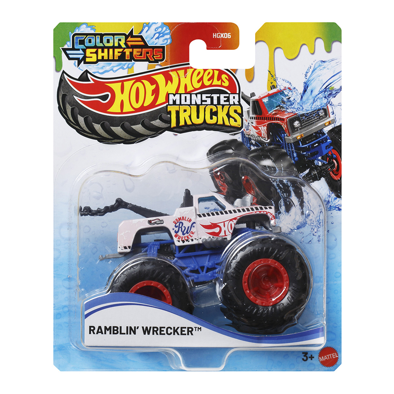 Coche Hot Wheels Monster Trucks color shifters