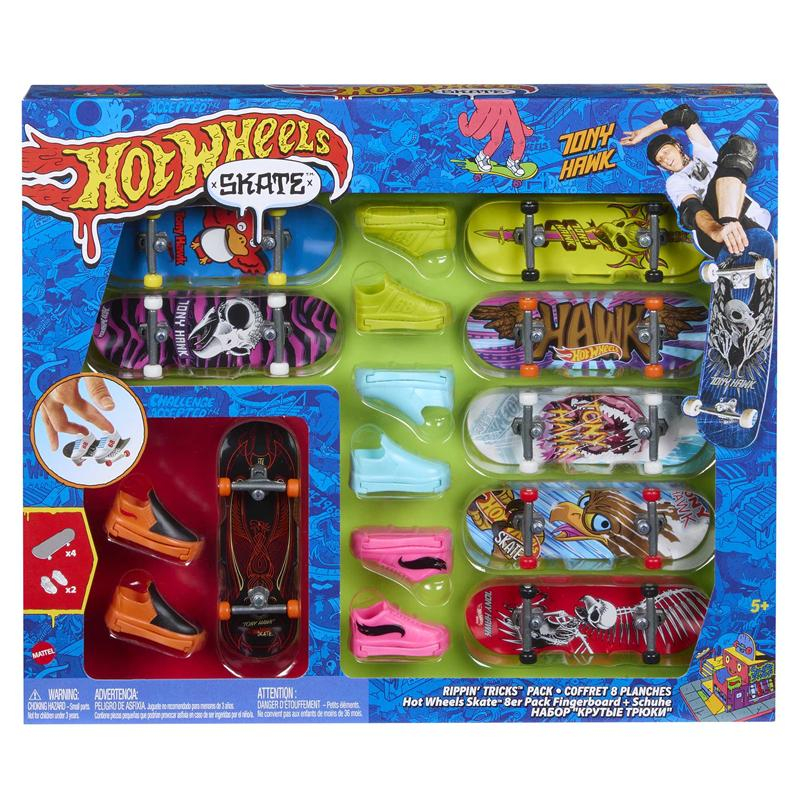 Hot Wheels Skate set 8 skates y 4 zapatillas
