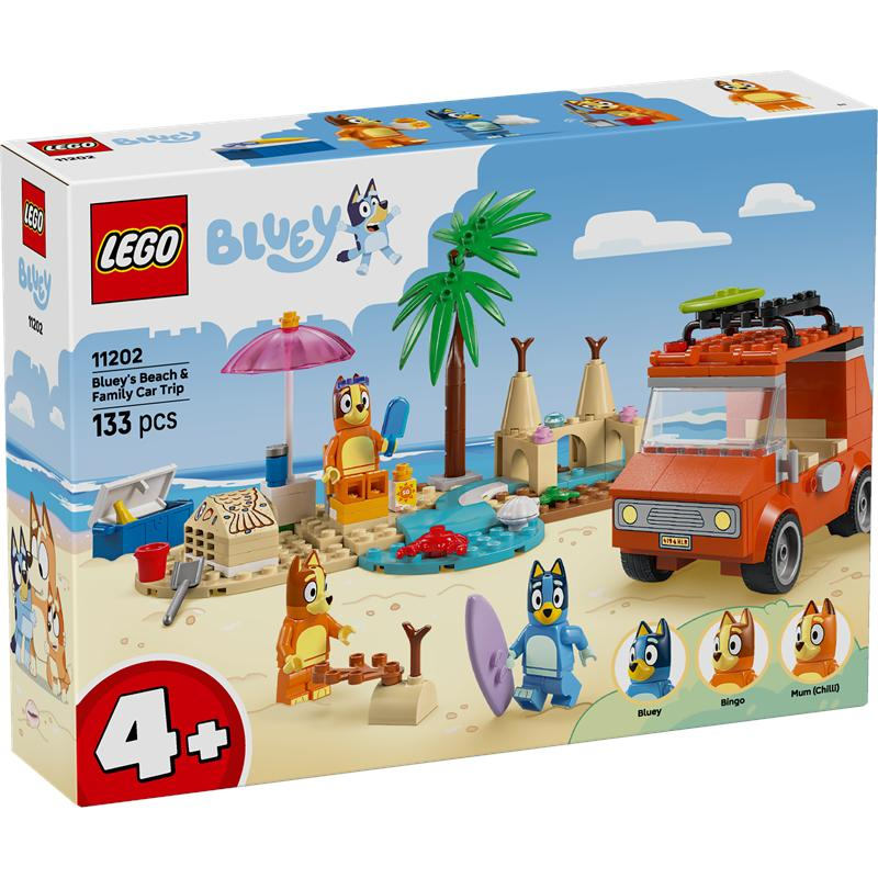 Lego Bluey Excursión Familiar a Playa de Bluey