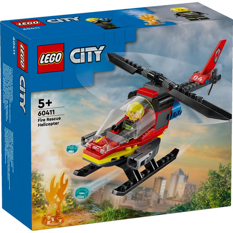 Lego City helicóptero de rescate de bomberos