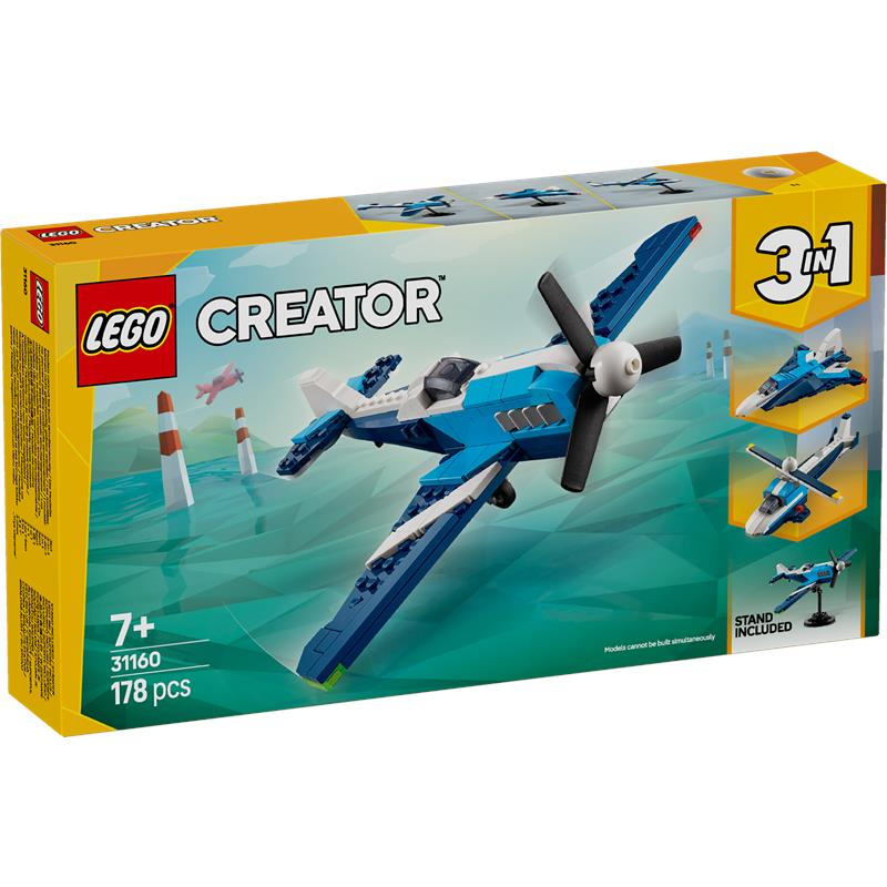 Lego Creator aeronave avión de carreras