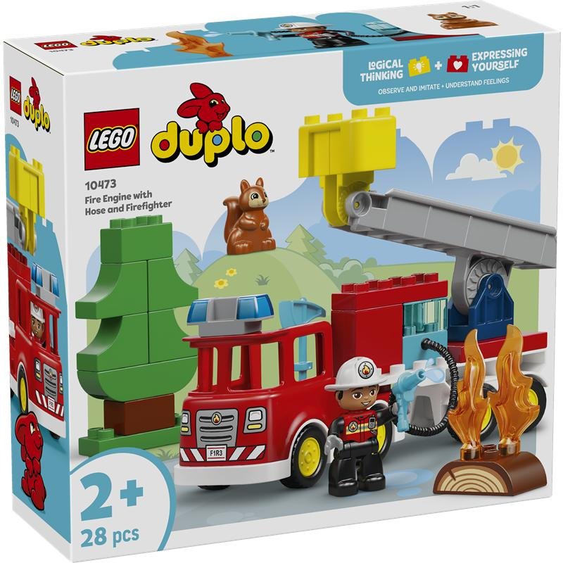 Lego Duplo camión de bomberos con manguera