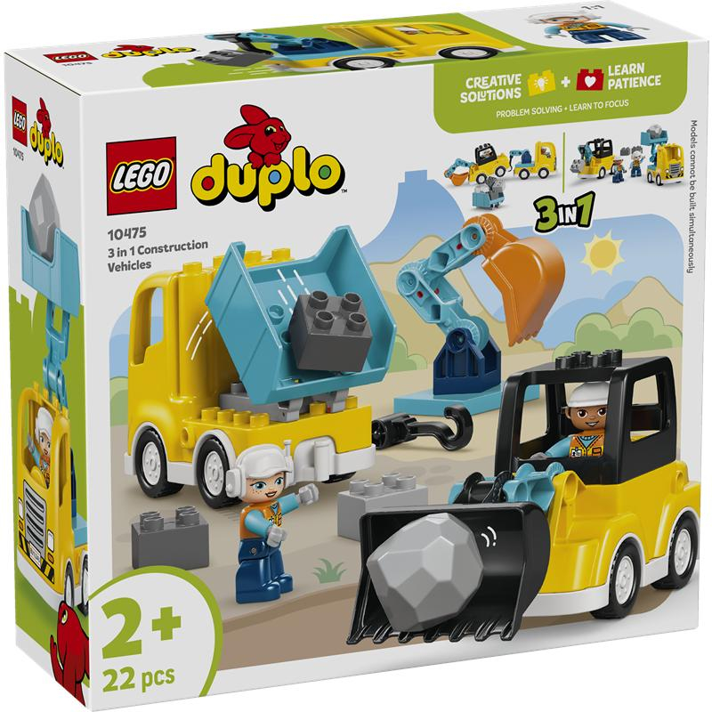 Lego Duplo vehículos de construcción 3 en 1