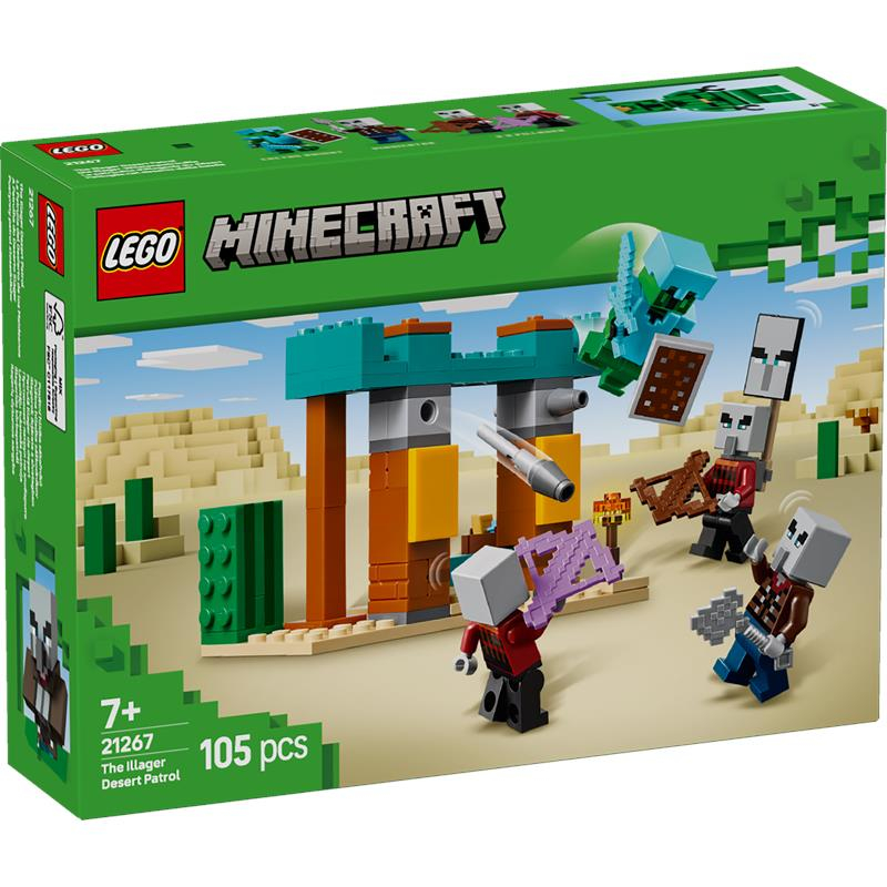 Lego Minecraft la patrulla del desierto Maldeanos
