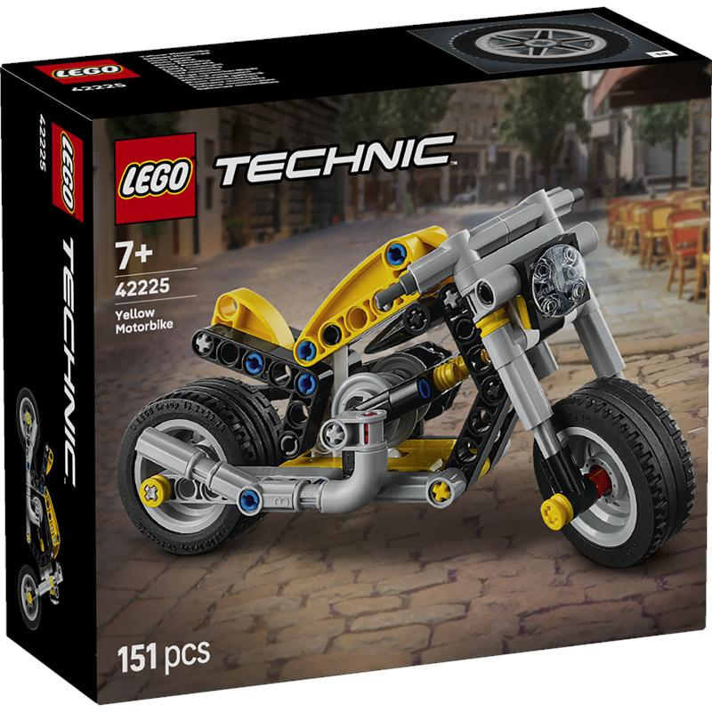 Lego Technic moto amarilla