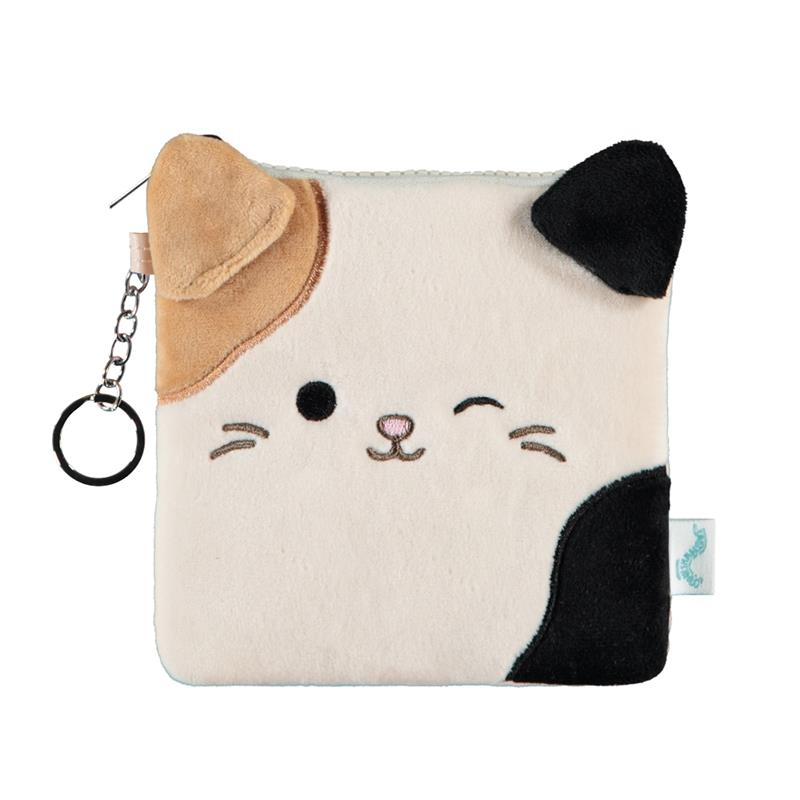 Monedero Squishmallows Cameron gato beige