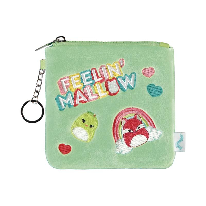 Monedero Squishmallows Feelin Mallow verde