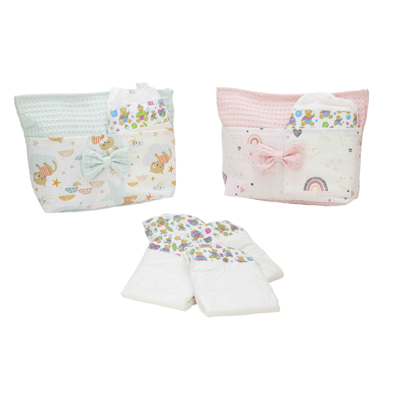 Neceser con 5 pañales