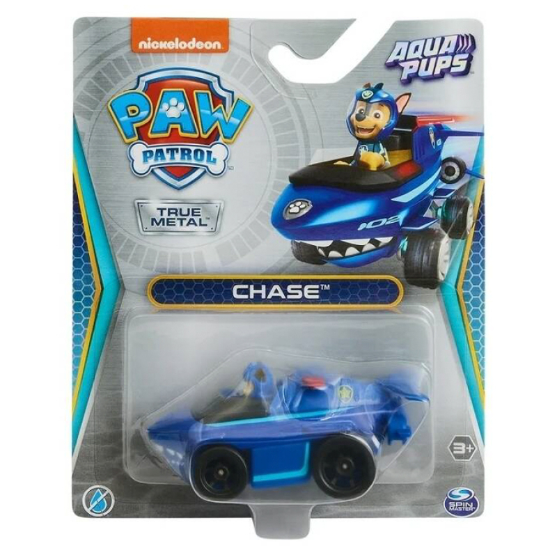 Patrulla canina vehículo die cast Chase Aqua