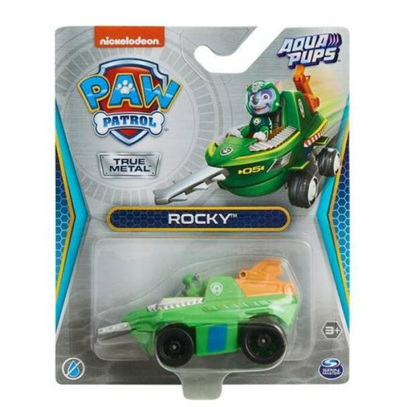 Patrulla canina vehículo die cast Rocky Aqua