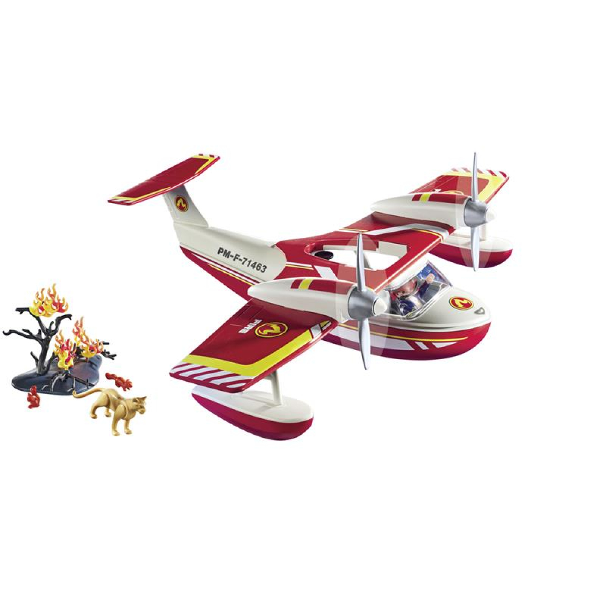 Playmobil Action Series hidroavión de bomberos