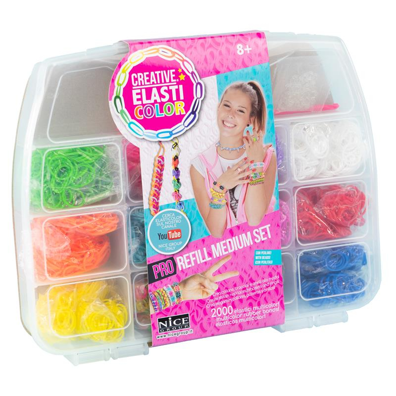 Set de creación de pulseras elásticas medium