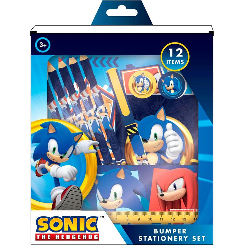 Set de papelería Sonic