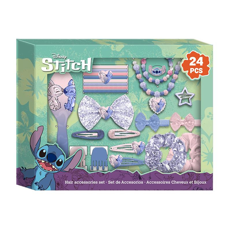 Stitch Set de joyas y accesorios 24 piezas