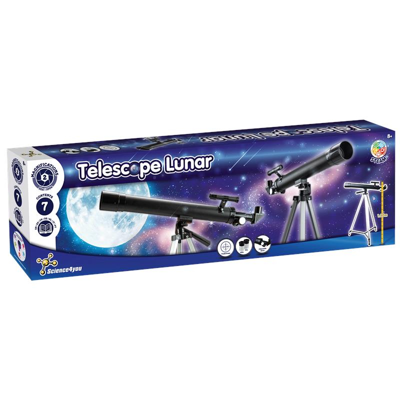 Telescopio lunar para niños