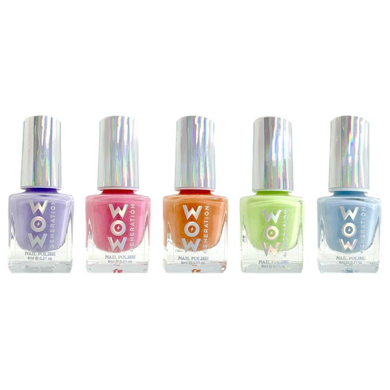 WOW generation esmalte uñas pack 5 colores pastel