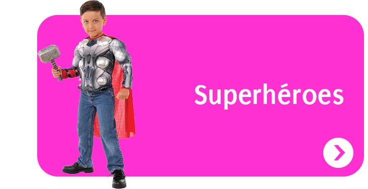 disfraces de Super-heroes y cómic para Niño y Niña