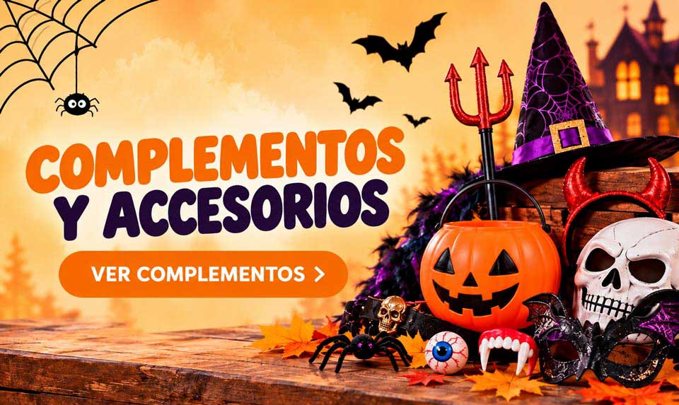 comprar complementos y accesorios de halloween