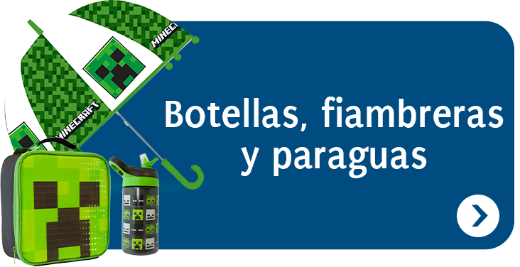 Botellas, fiambreras y paraguas