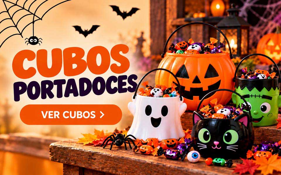 comprar cubos portadoces  para halloween
