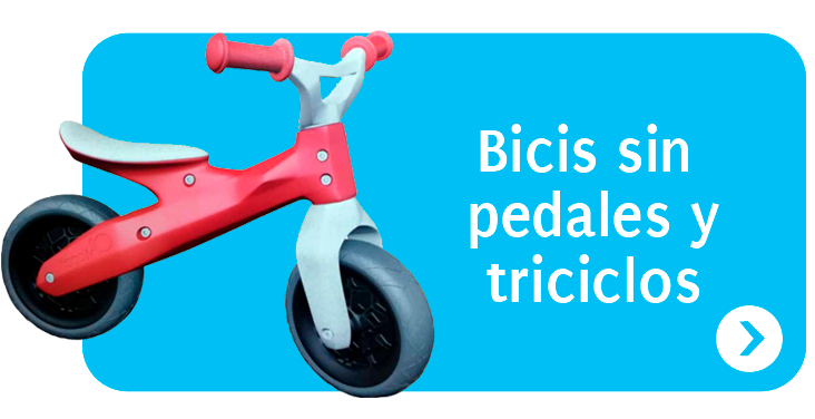 Bicis sin pedales y triciclos