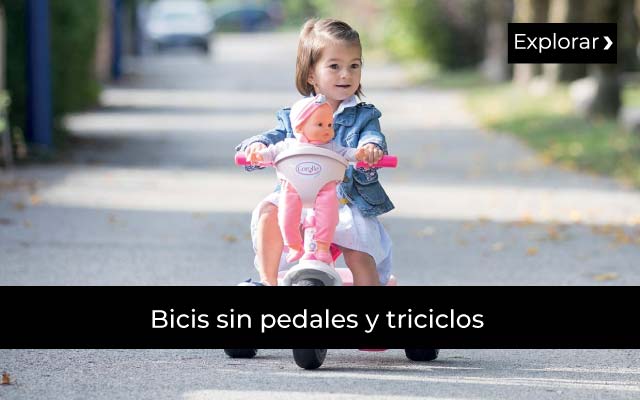 comprar bicis sin pedales y triciclos