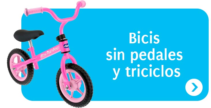 Bicis sin pedales y triciclos