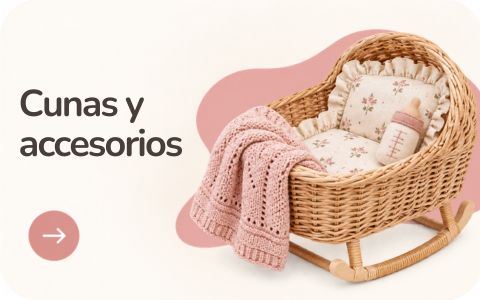 Cunas y complementos para muñecas bebé