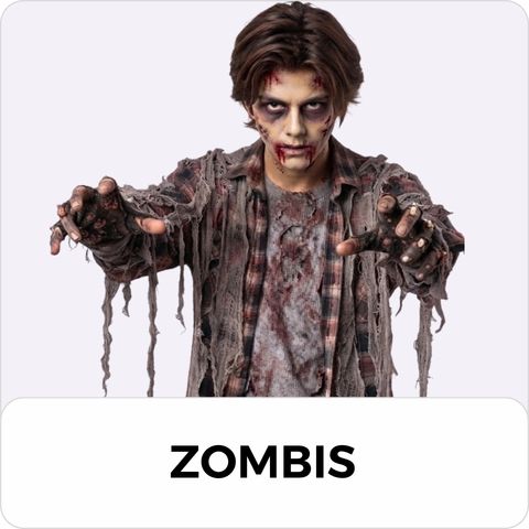 comprar Disfraces de Zombis 9-16 años comprar Disfraces de Zombis 9-16 años