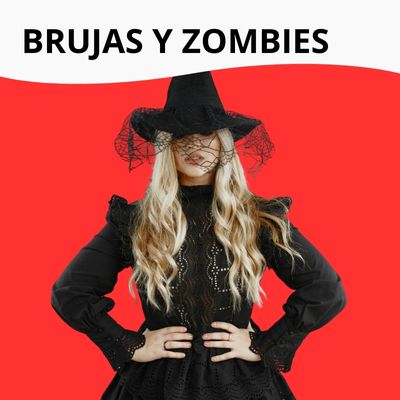Comprar Disfraces Brujas y Zombies online