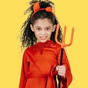 Disfraces de demonios y figuras de miedo