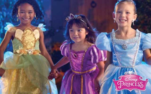 Disfraces de disney princesas infantiles