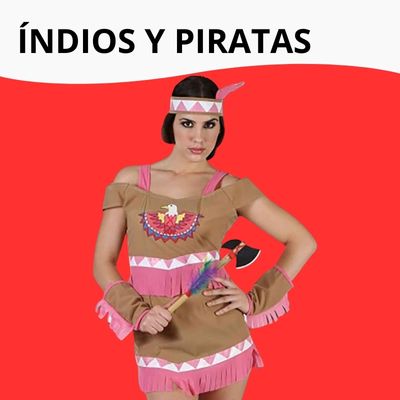 Comprar disfraces indios y piratas online