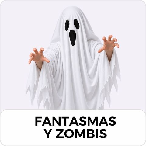 Disfraces de fantasmas y zombis para niños no Halloween
