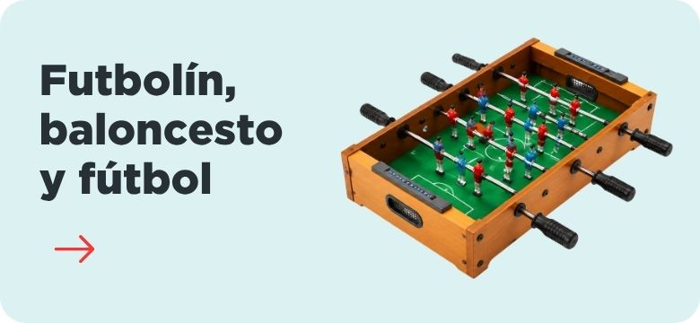Comprar Futbolín, baloncesto y fútbol