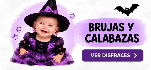 Comprar disfraces de Brujas y calabazas